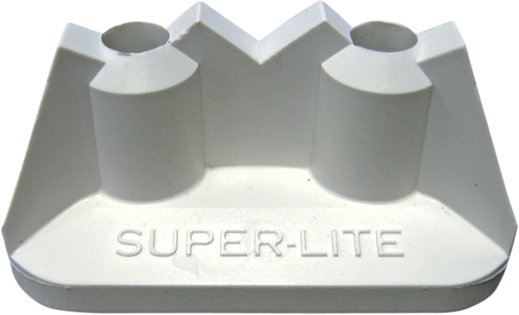 Specialty STUD BOY Double Backer Plates - White - For 2-Ply - 48 Pack 2512-P2-WHT Verified