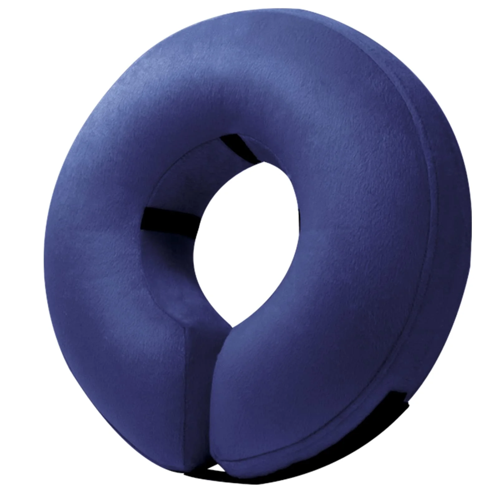 Traditional BENCMATE Inflatable Dog Cone Collar – Large Navy Soft Comfort Comfortable