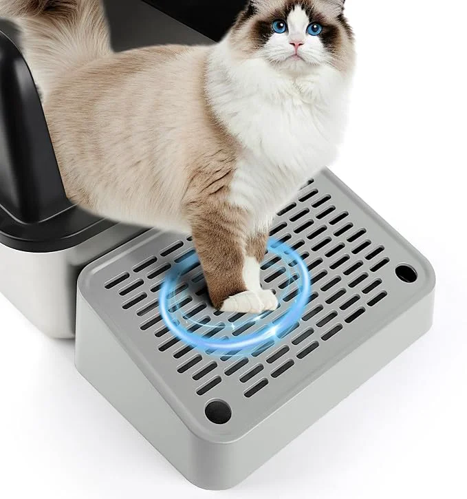 Comfortable Cat Litter Box Ramp Litter Box Step Mat Solid