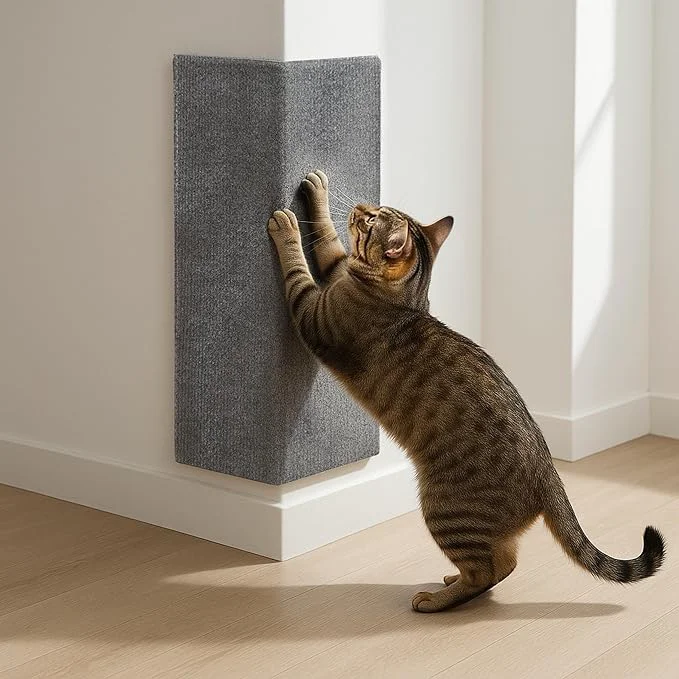 Flexible Wall Cat Scratcher Corner Cat Scratcher – Indoor Scratching Post Authentic