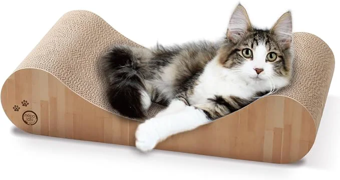 Top-Quality Necoichi Cardboard Cat Scratcher Bed Carefully Designed