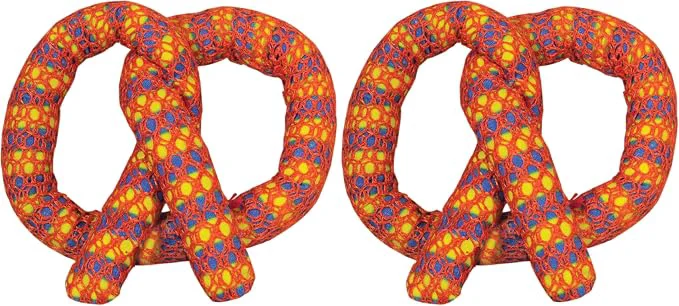 Fine Crafted Catstages Plaque Away Pretzel Cat Toy – Interactive Catnip Dental Chew Toy to Solid
