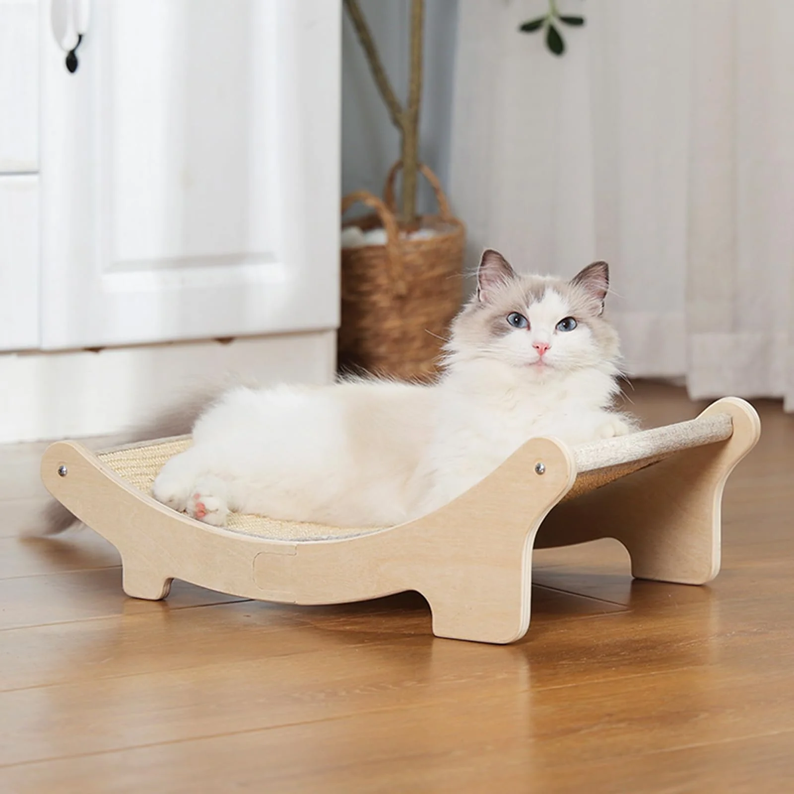 Natural UUig Cat Scratcher Bed — Sisal Lounger for Indoor Cats Trusted