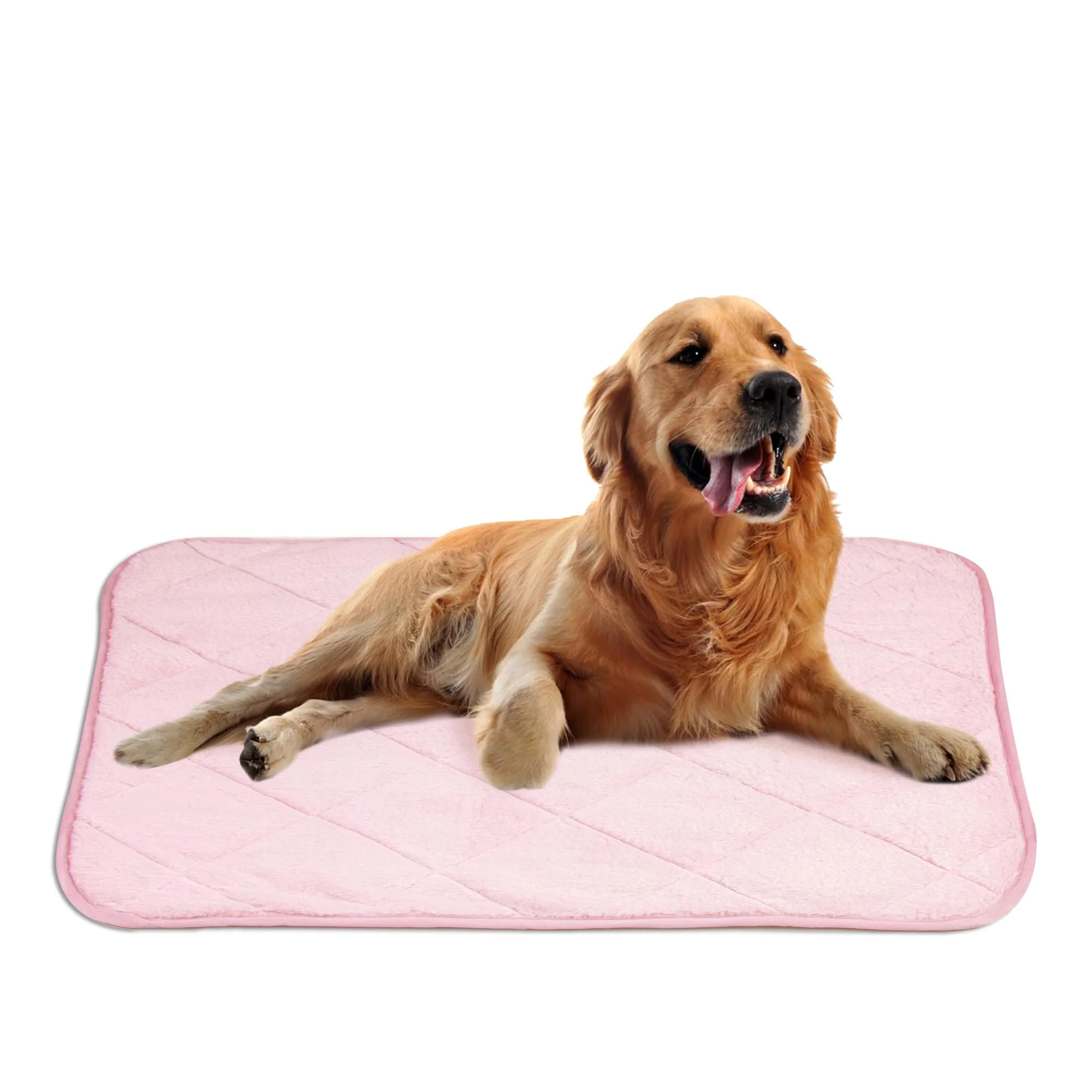 Unique NWK Fluffy Self Warming Cat Mat – Soft Non-Slip Pet Blanket Large Blush Pink Fashionable