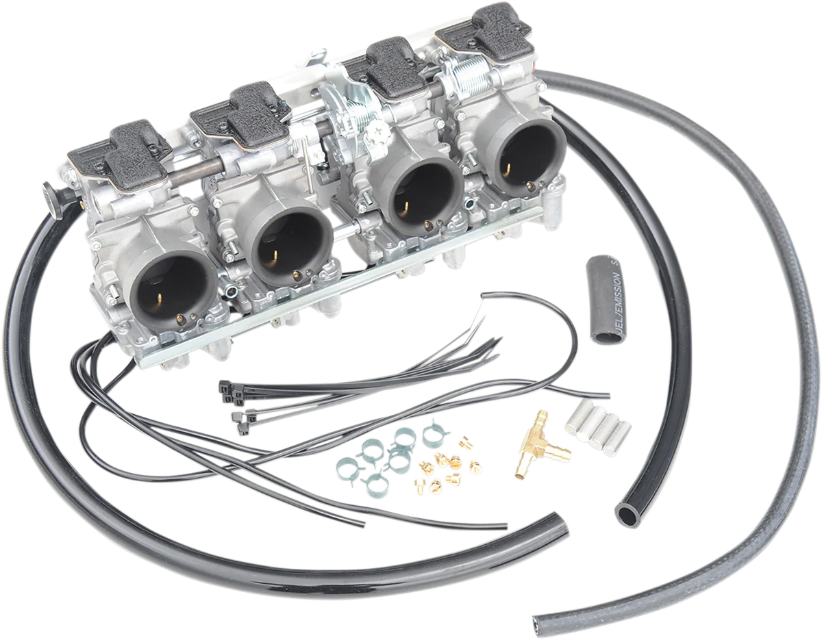 Consistent MIKUNI Radial Flat Slide Carburetor Set - RS Series 36 4-Cylinder RS36-D3-K Original Design