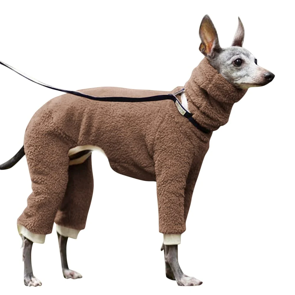 Artisan Esobo Winter Dog Coat – Four-Leg Warm Coat for Small to Large Dogs Brown Verified