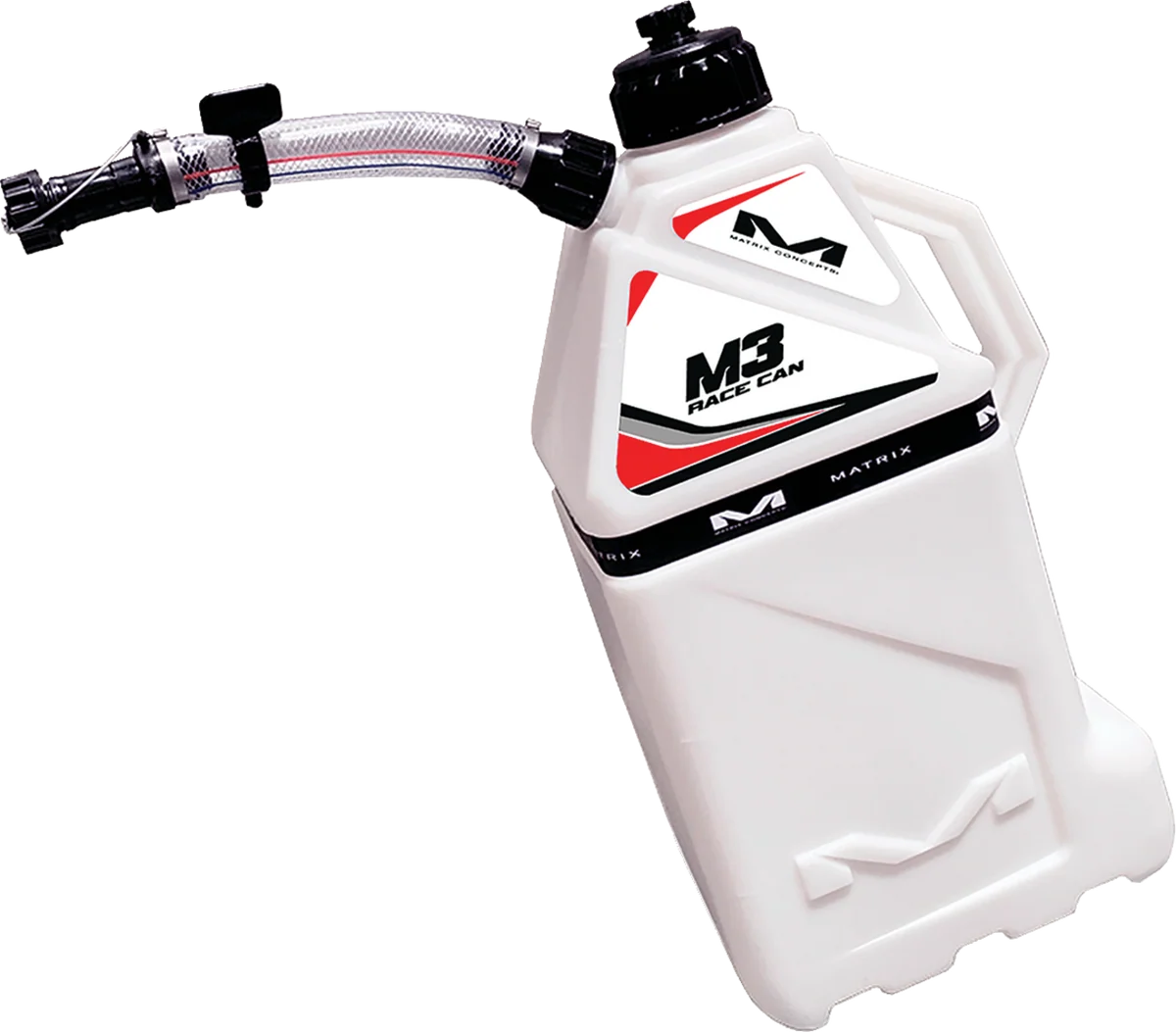 Superior MATRIX CONCEPTS LLC M3 Utility Can - 4 gal - White Black M3-101 Relaxed