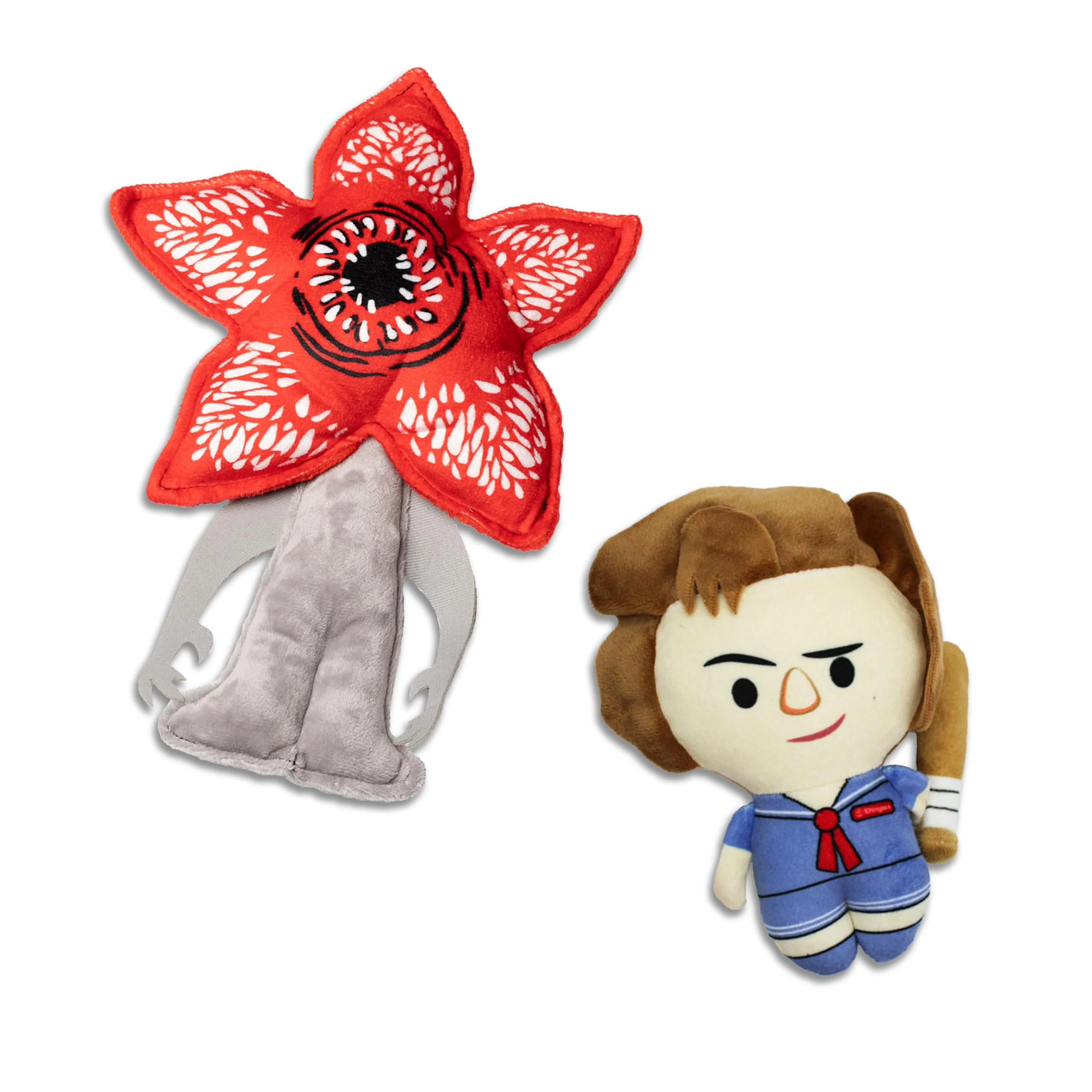 Elegant design LAB Inc. Stranger Things Steve Demogorgon 2-Pack Plush Toys for Dogs Merchandise Fine