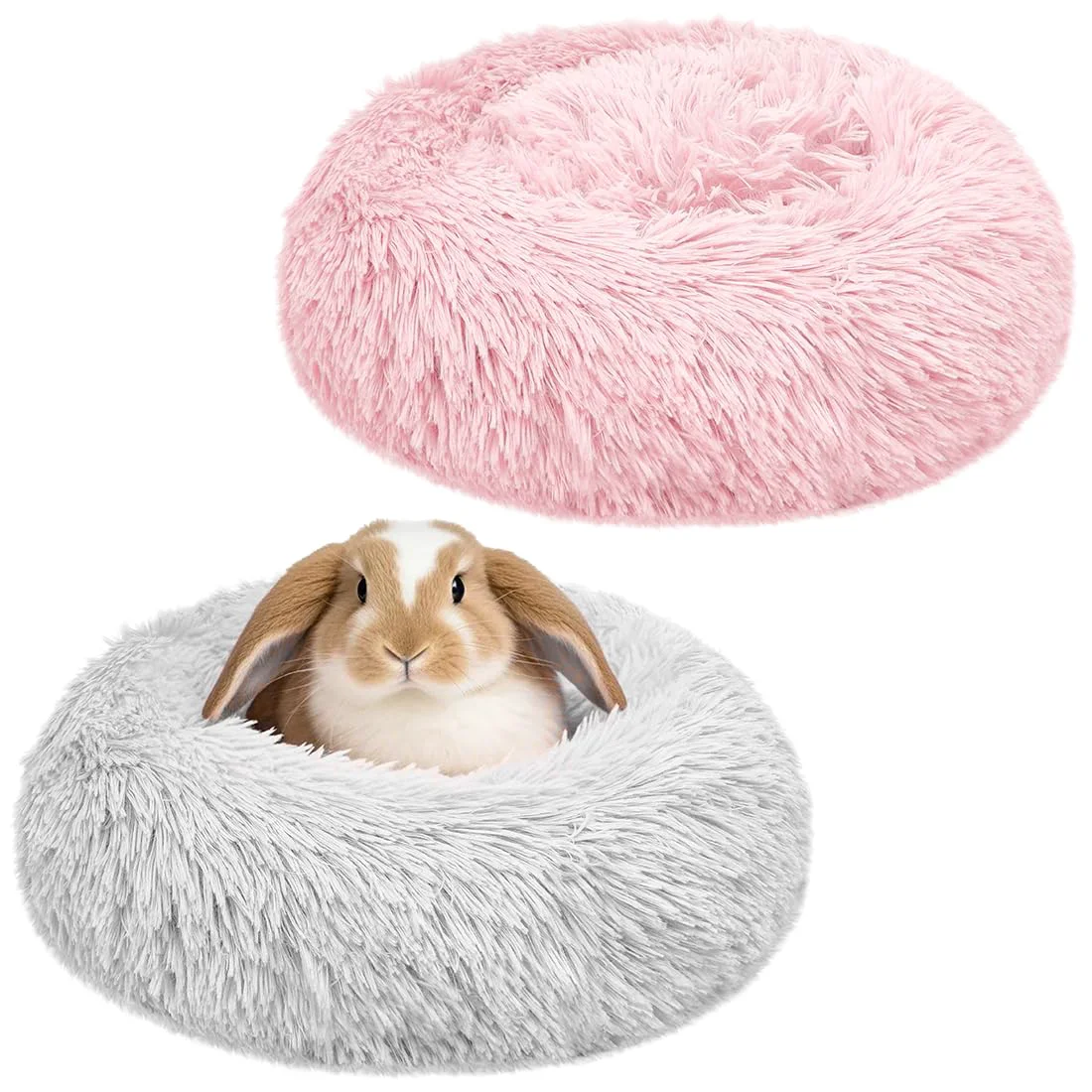 Quality Tierecare Bunny Bed 2 Pack - Large Soft Hideout for Rabbits Guinea Pigs Cozy Washable Small Animal Bedding Smooth