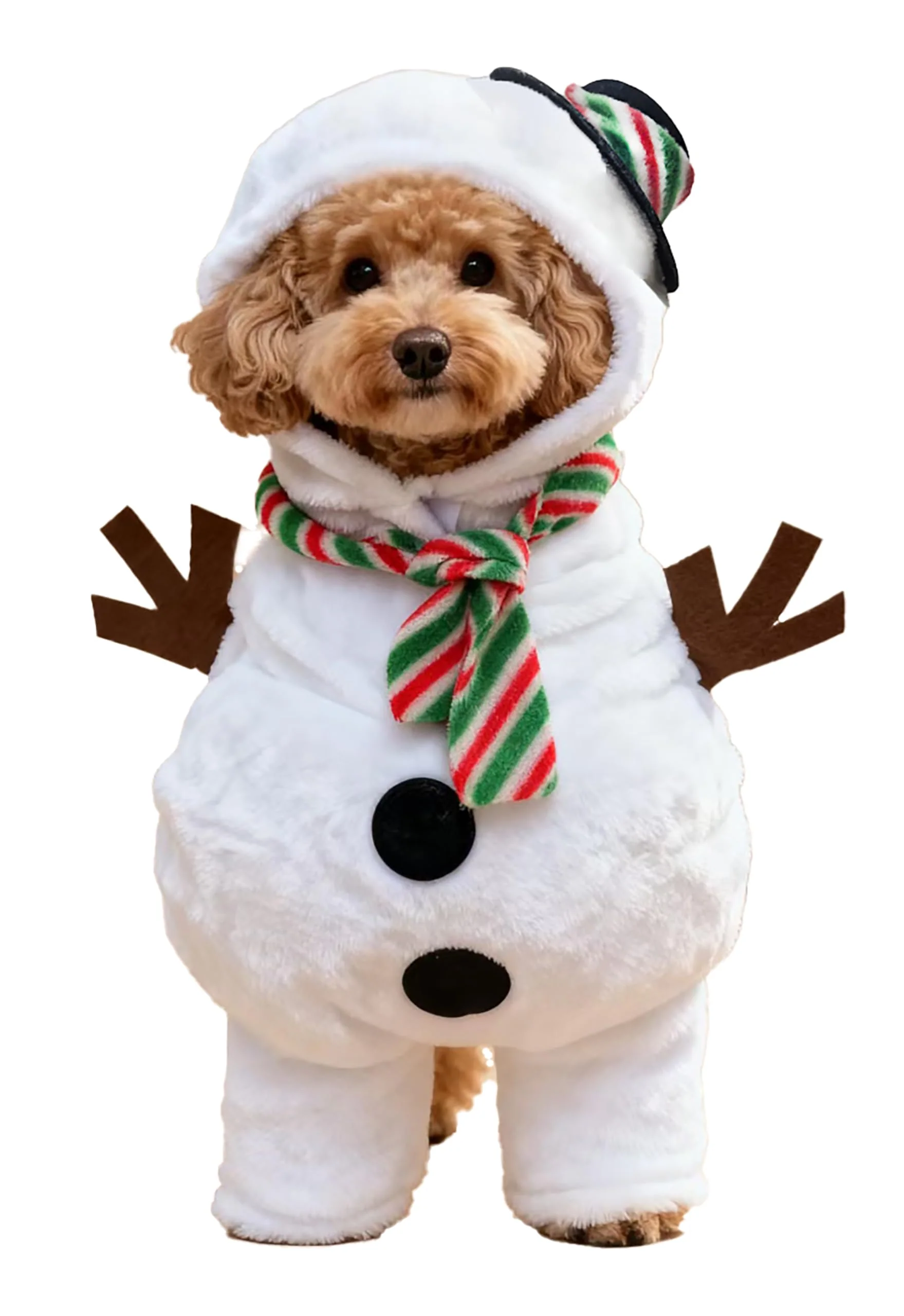 Exceptional IOICYBF Pet Costume for Small Dogs Cats – Snowman Hoodie Holiday Outfit Expertly Made