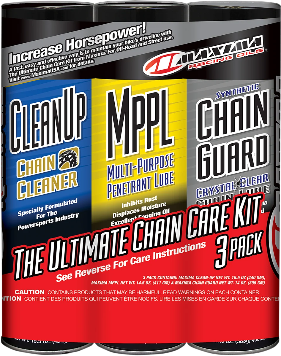 Modern MAXIMA RACING OIL Synthetic Chain Care Kit - Aerosol 70-779203 Effective