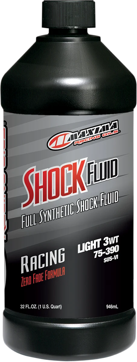 Environmentally Friendly MAXIMA RACING OIL Synthetic Shock Oil - 3wt - 1 U.S. quart 50-57901 First-Class