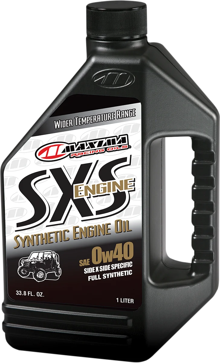Functional MAXIMA RACING OIL SXS UTV Synthetic 4T Oil - 0W-40 - 1L 30-12901 Detailed