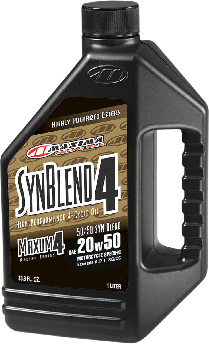 Organic MAXIMA RACING OIL SynBlend Semi-Synthetic Oil - 20W50 - 1L 35901B Top-Quality