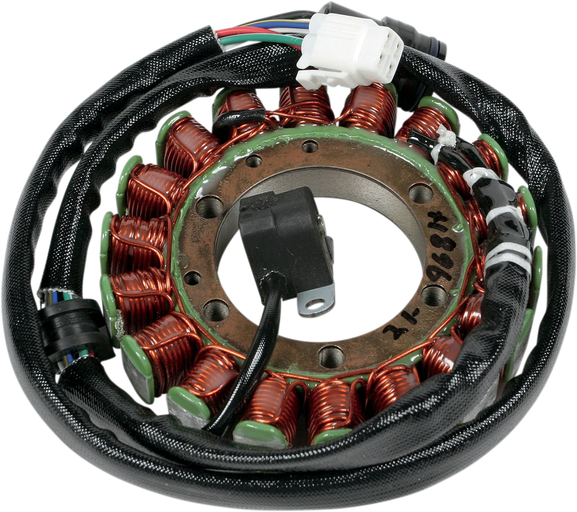 Natural RICK'S MOTORSPORT ELECTRIC High-Output Stator - Yamaha 21-968H Secure