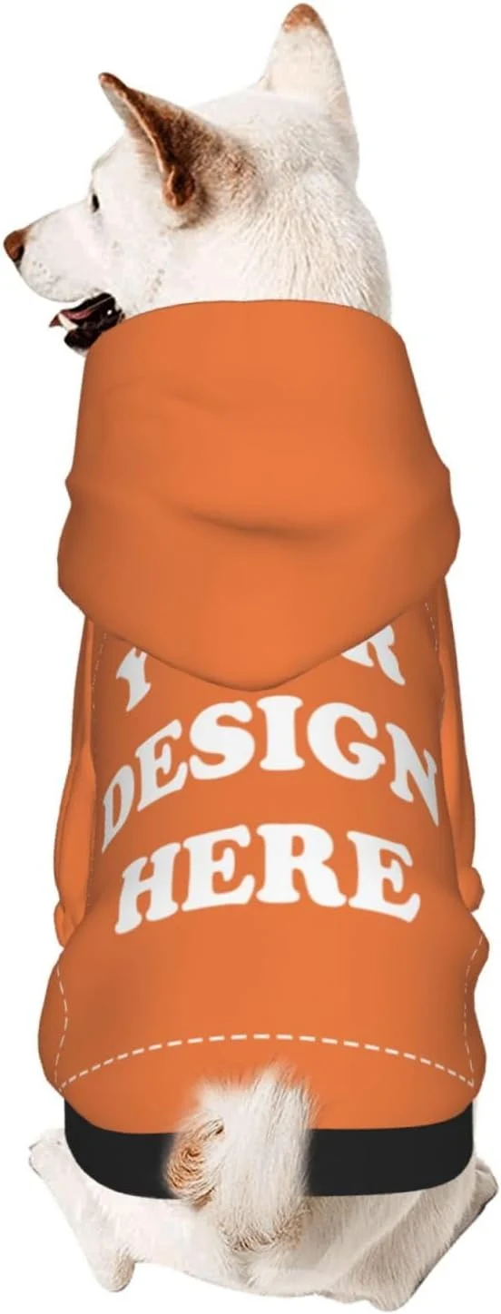 Safe Dog Clothes Custom Dog Hooded Sweatshirt Personalized Pet Costume Robe Shirt Genuine