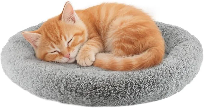 Dependable LESYPET Cat Bed for Indoor Cats Small Pet Bed Curl Sleep Cushion Versatile