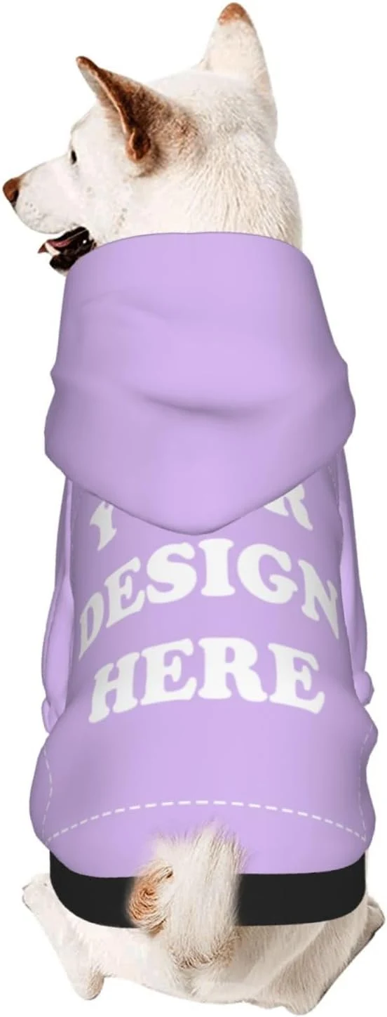 Solid Dog Costume Custom Dog Hoodie Dog Name Costume Holiday Pet Pajamas Outfit Easy-to-Use