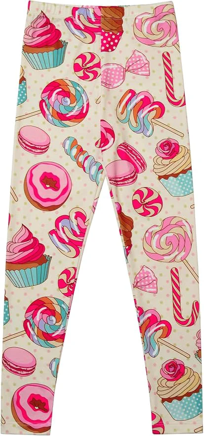 Fast Girl Unicorn Leggings Kid Rainbow Print Legging Tights Trousers Slim Long Pants Premium