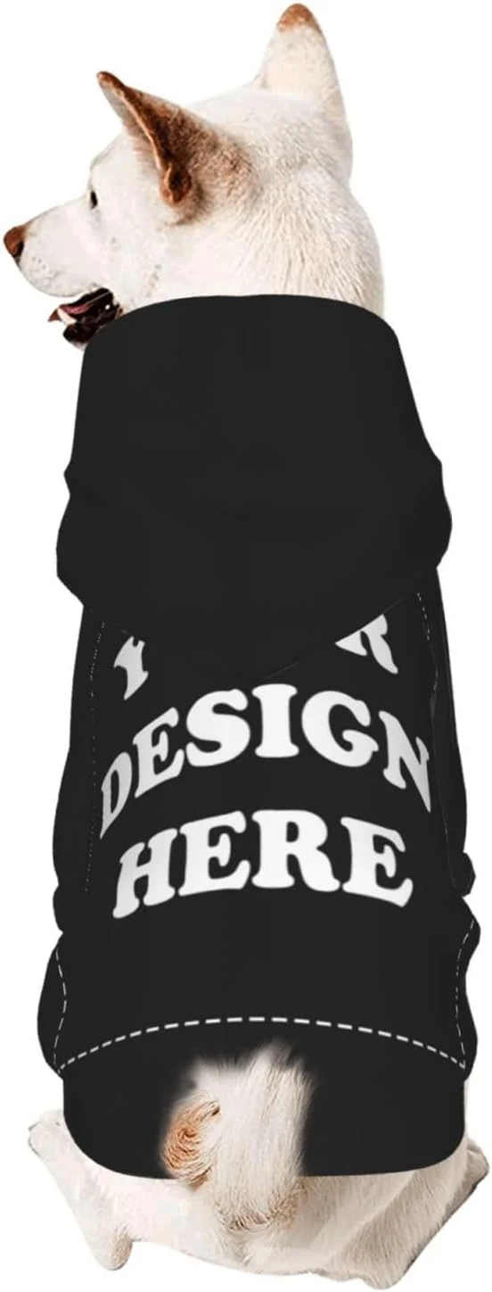 Soft Dog Clothes Custom Dog Hooded Sweatshirt Personalized Pet Costume Robe Shirt Excellent