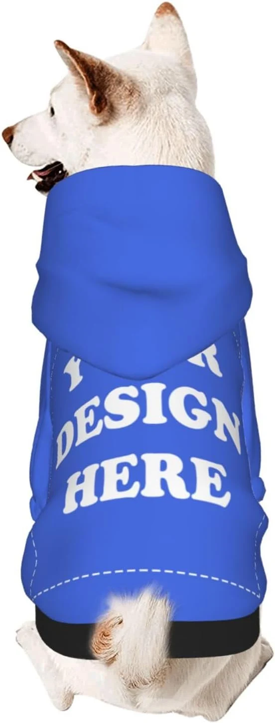 Safe Dog Clothes Custom Dog Hooded Sweatshirt Personalized Pet Costume Robe Shirt Eco-Friendly