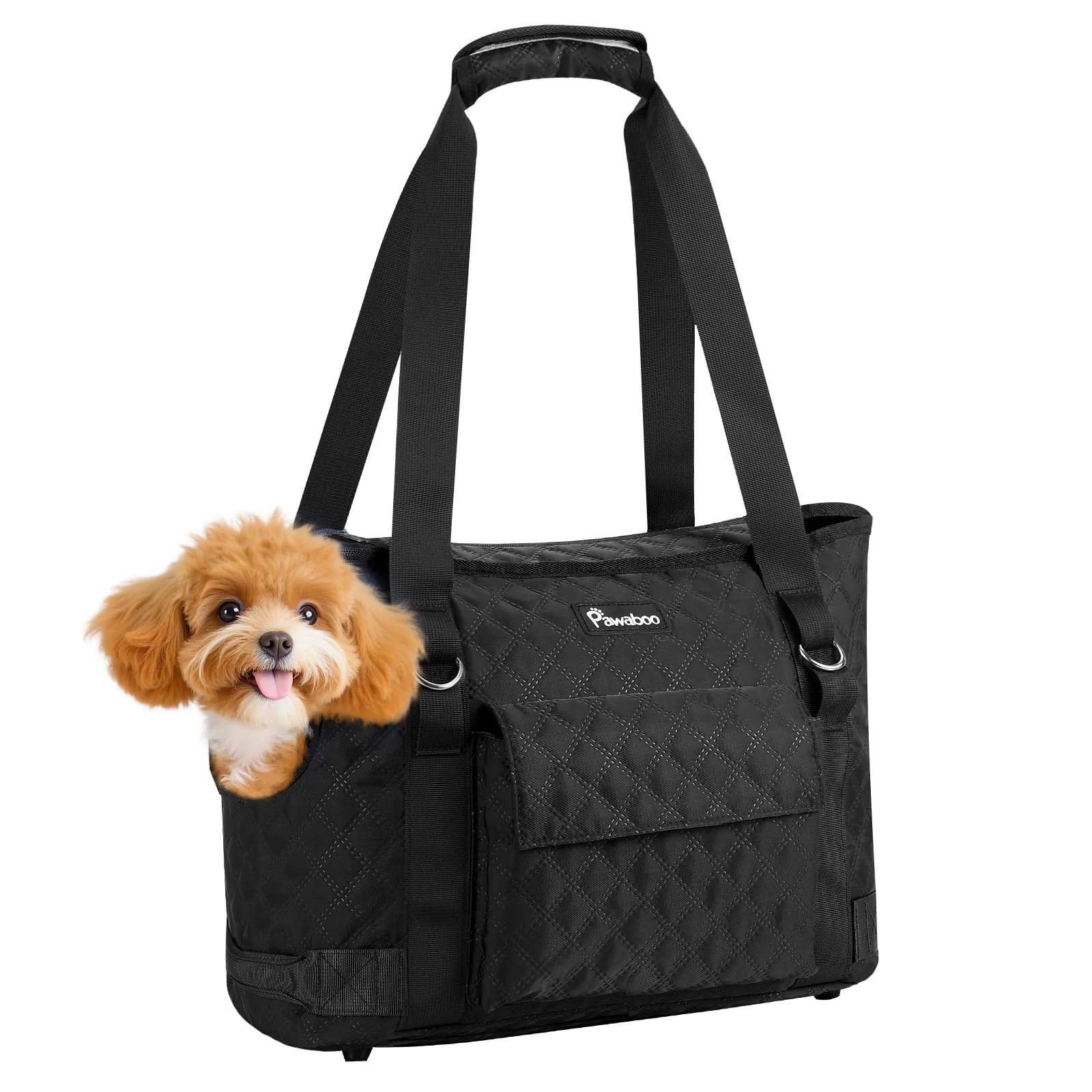 Enhanced Pawaboo Dog Purse Carrier for Small Dogs – Lightweight Travel Tote with Pocket Prestigious