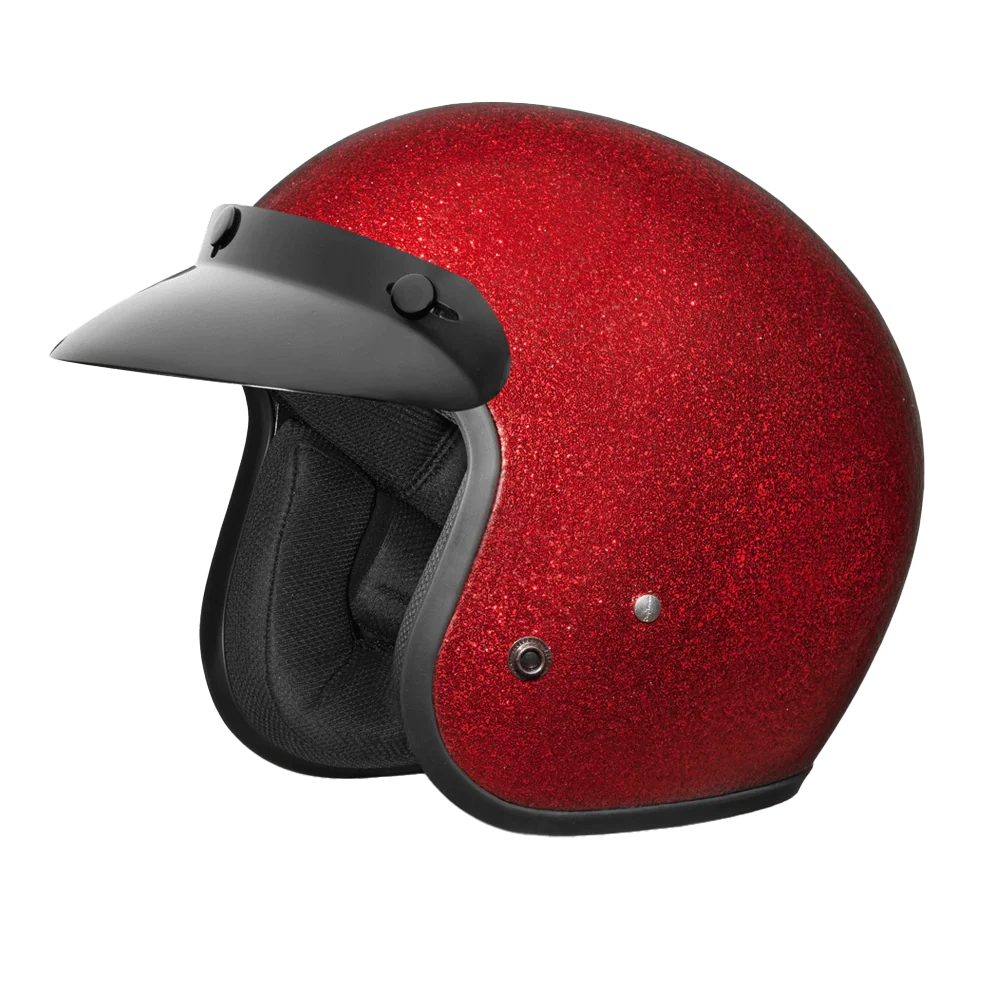Artisan D.O.T. Daytona Cruiser- Red Metal Flake Reusable