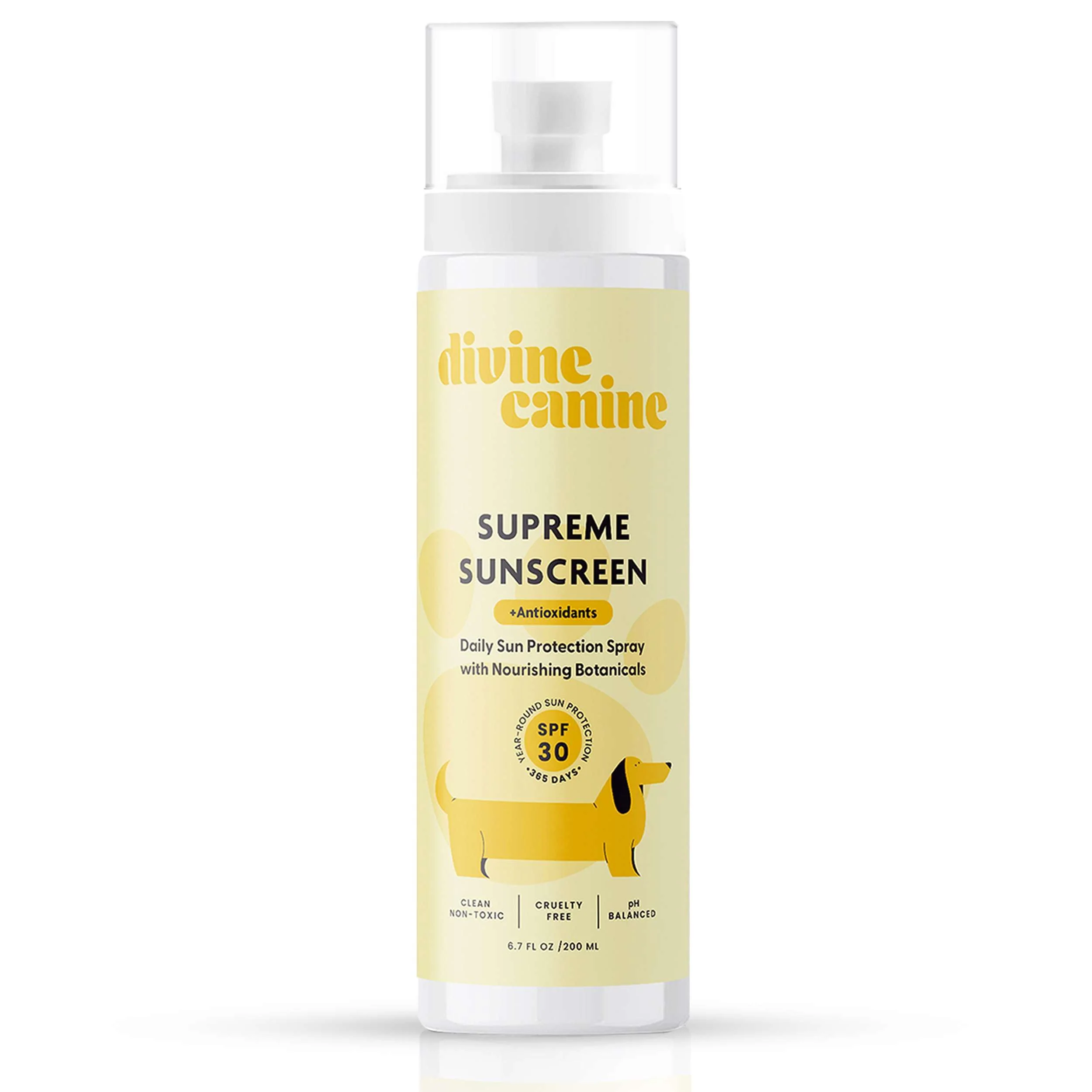 Original Divine Canine SPF 30 Dog Sunscreen - Water-Resistant Natural Ingredients Made in USA Flexible