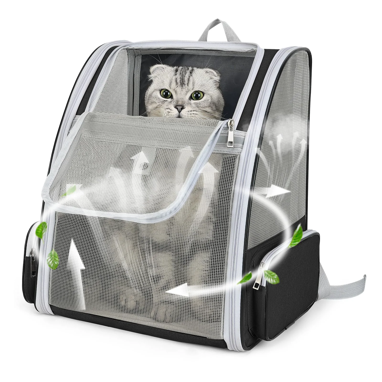 Elite ZEJOROSE Cat Backpack Carrier – Large Pet Backpack for Small Dogs Cats up to 15 lbs Quality