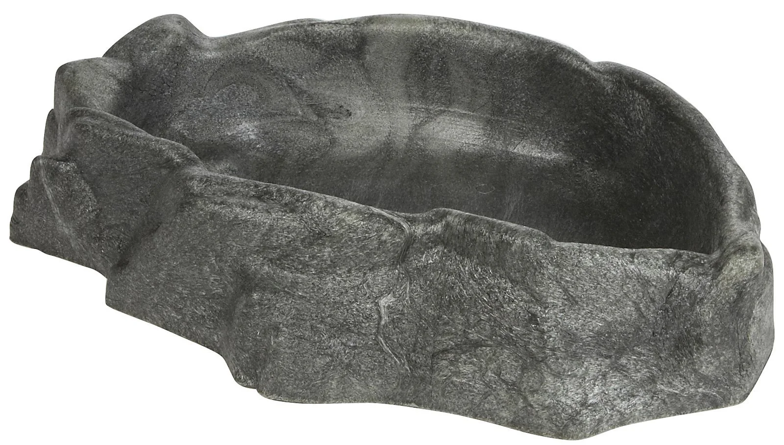 Official Zoo Med Reptile Rock Water Dish X-Large – Natural Rock Look Safe Hydration Easy-to-Use