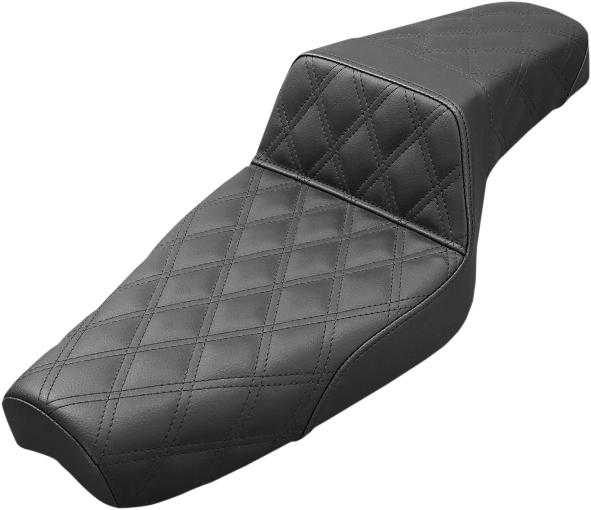 Versatile SADDLEMEN Step-Up Seat - Full Lattice Stitch - Black - XL 879-03-175 High-Performance