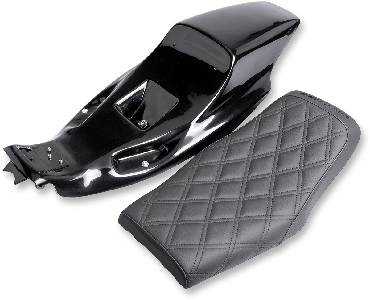World-Class SADDLEMEN Eliminator Seat Kit - Lattice Stitched - XL '04-'20 Z4281 Secure