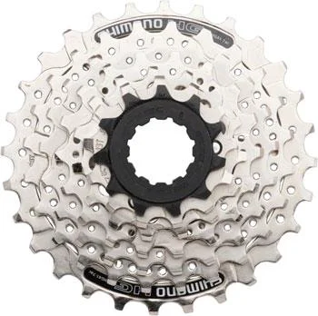 Versatile Shimano CS-HG41 Cassette - 7 Speed 11-28t Silver Clean