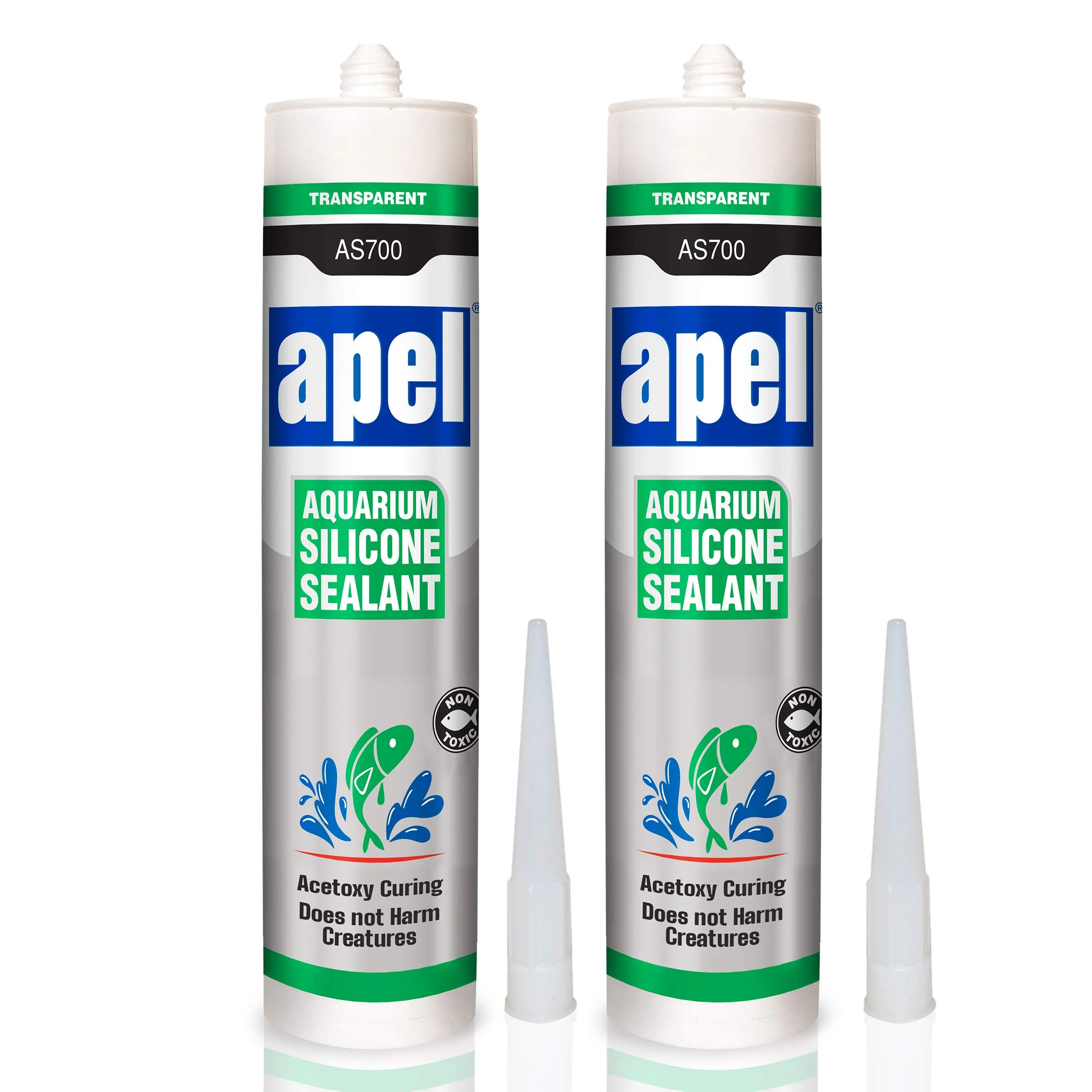 Practical Mitreapel Aquarium Silicone Sealant 2 x 10.4 fl oz – Safe for Fish Clear Outstanding