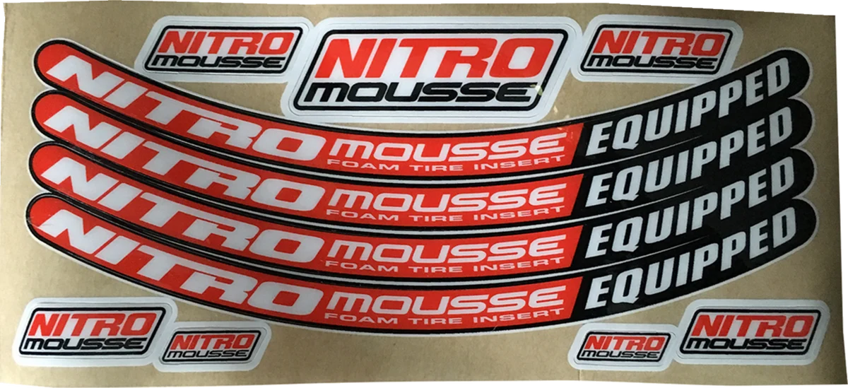 Effective NITROMOUSSE Nitromousse Sticker Kit NMSK1 Top-Quality