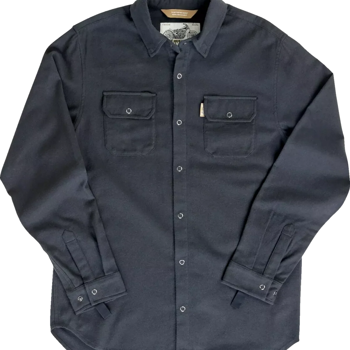 Next-Generation BILTWELL HI Test Flannel Shirt - Black - XL 8128-124-005 Prestigious