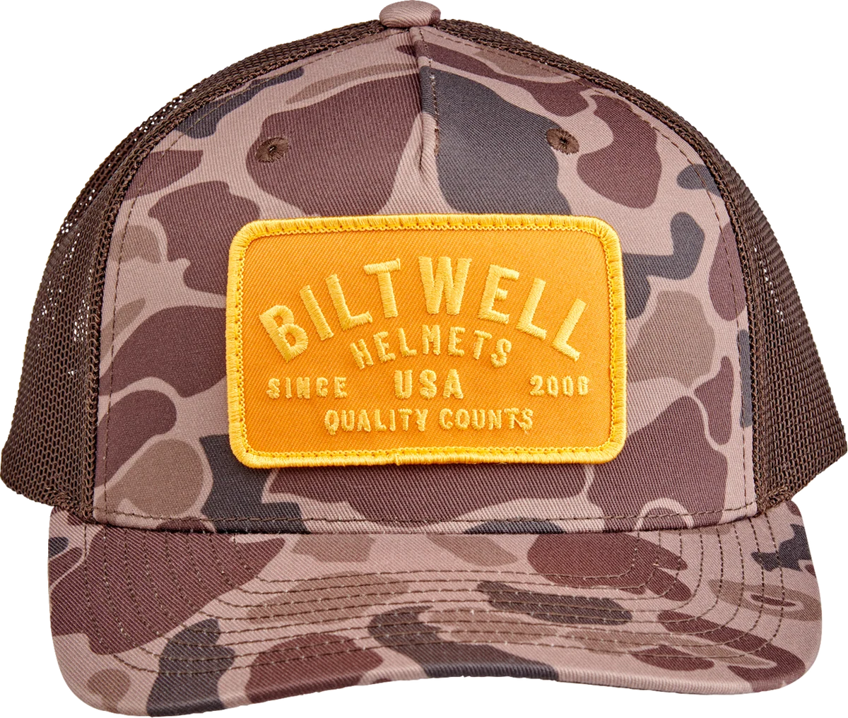 Stylish BILTWELL Bark Hat - Camo Brown 8002-2041-00 Pure