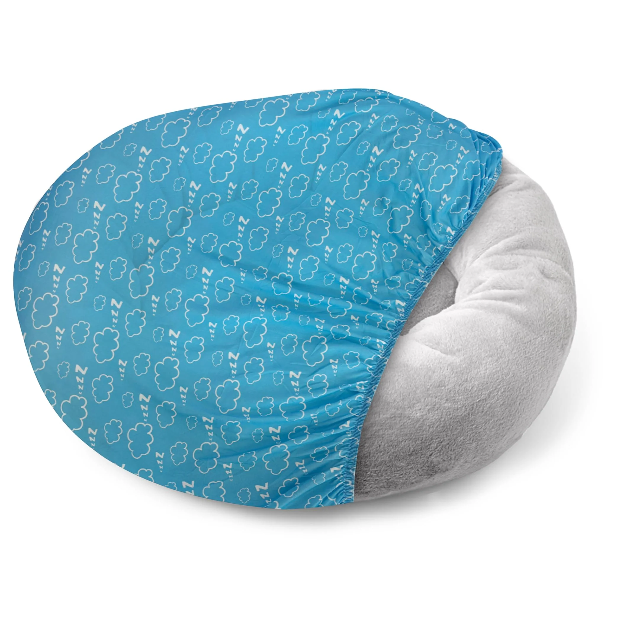 Specialty Qwazy Cupcake Round Dog Bed Cover – Cloud Nine XL Up to 55 inches Elegant