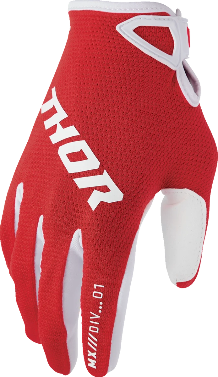Detailed THOR Youth Ridemode Static Gloves - Red - XS 3332-1926 Quality