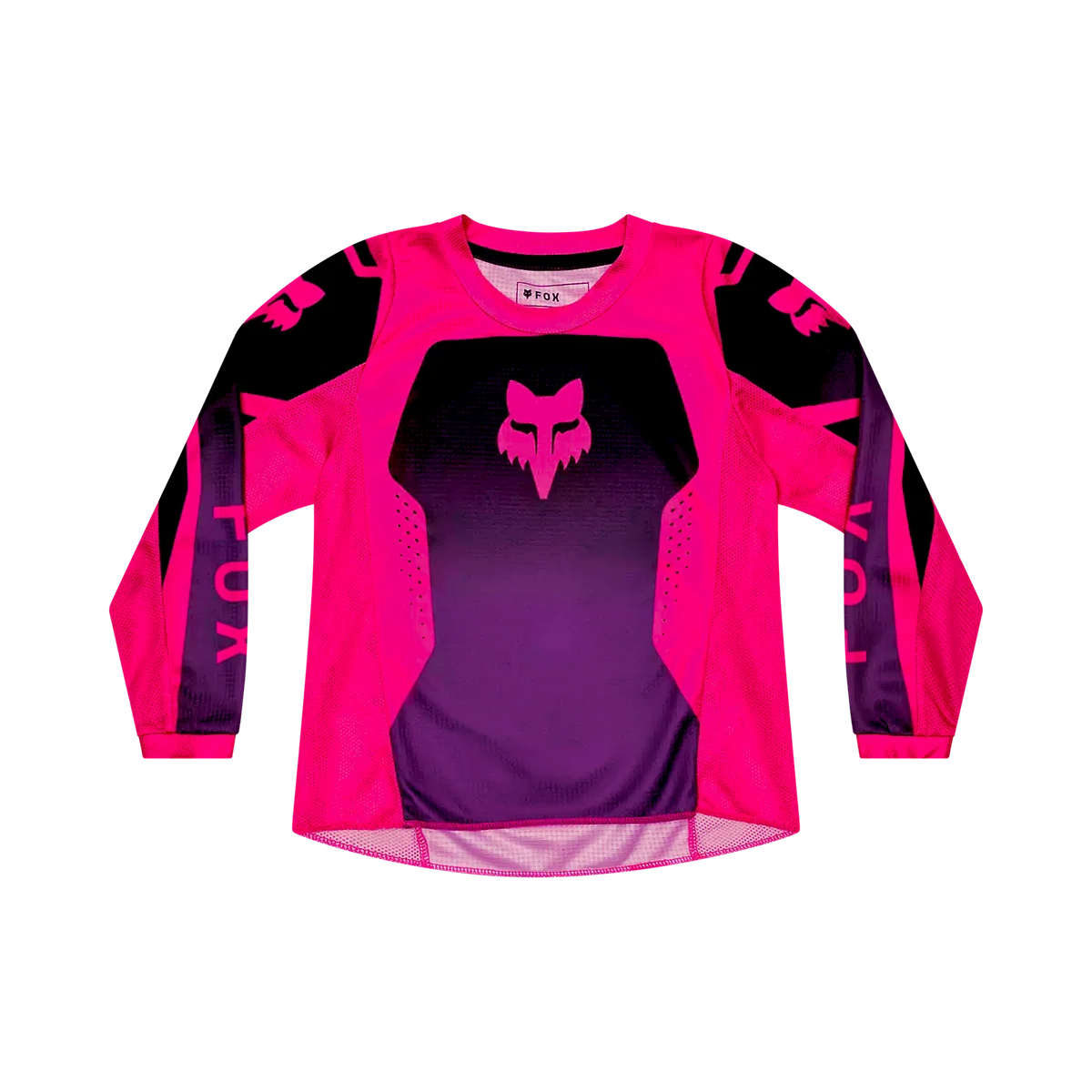 Advanced Fox Racing - Kids Girls 180 Shield Jersey - Black Pink Original Design