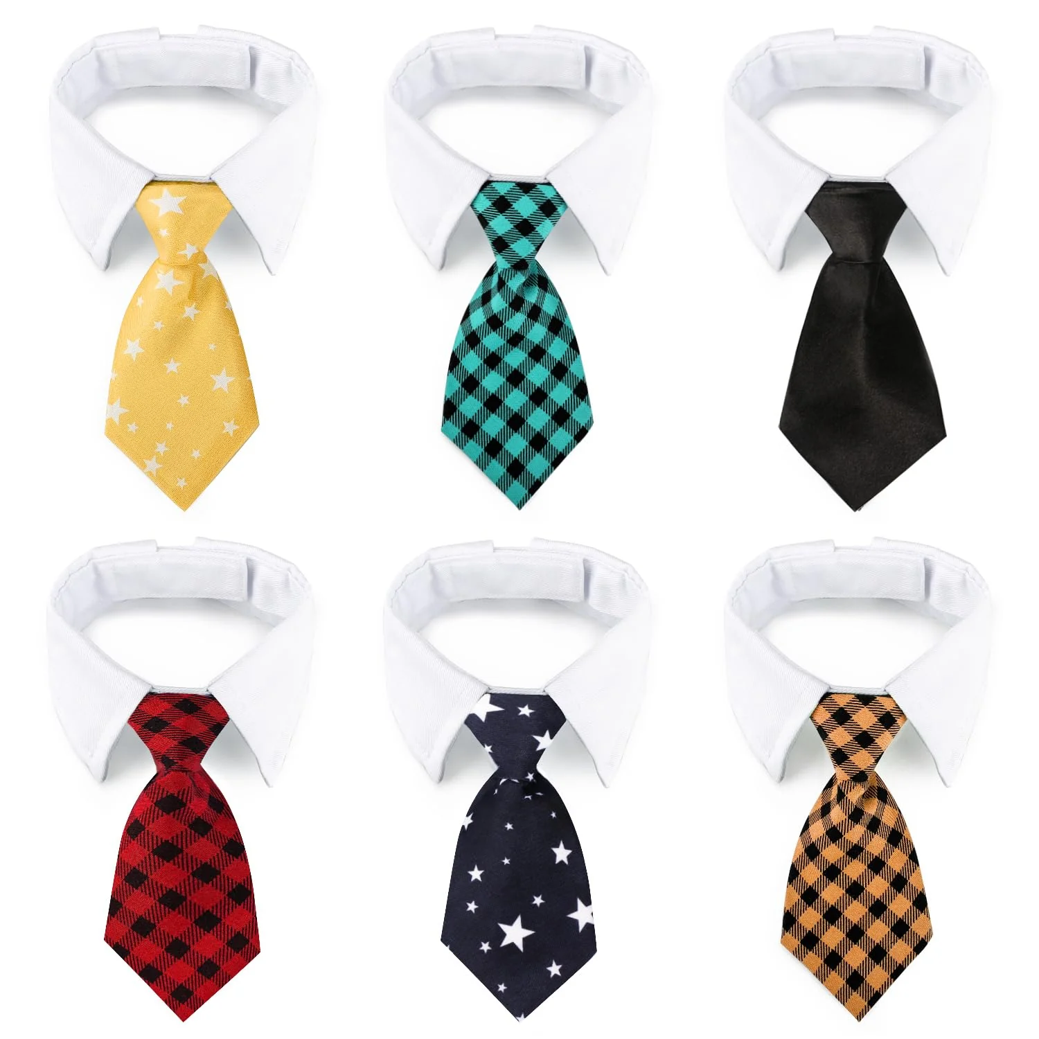 Unique Segarty Small Dog Tie 6-Pack – Plush Tux Bows for Puppies Pets Reliable