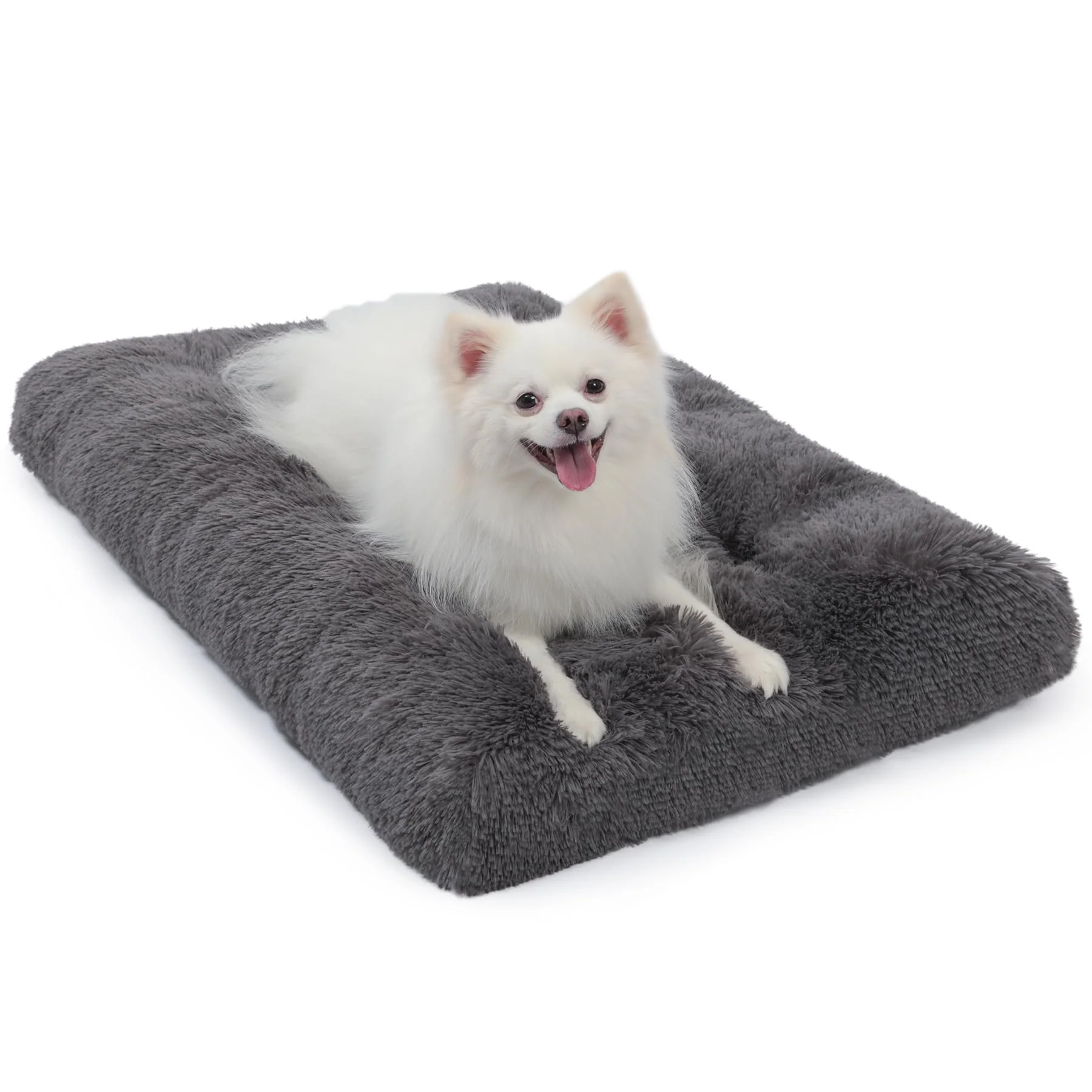 Elegant WAYIMPRESS Small Dog Crate Pad — Washable 24x18 Anti-Slip Mat Dark Grey Innovative