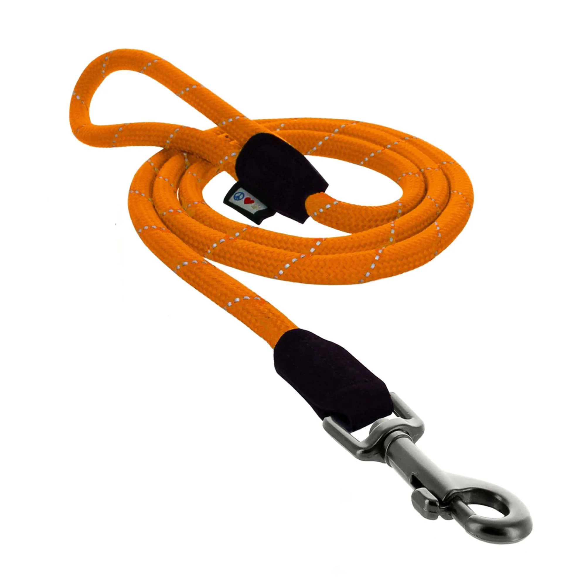 Powerful Pawtitas 6FT Orange Heavy-Duty Dog Training Leash with Reflective Strips Advanced