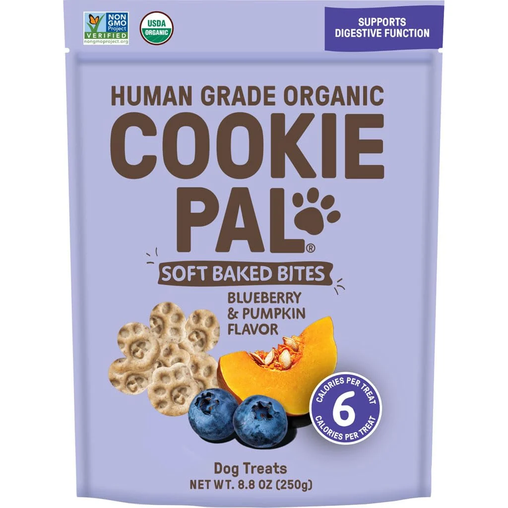 Consistent CookiePal Organic Blueberry Pumpkin Soft Baked Dog Treats – 8.8 OZ Elegant