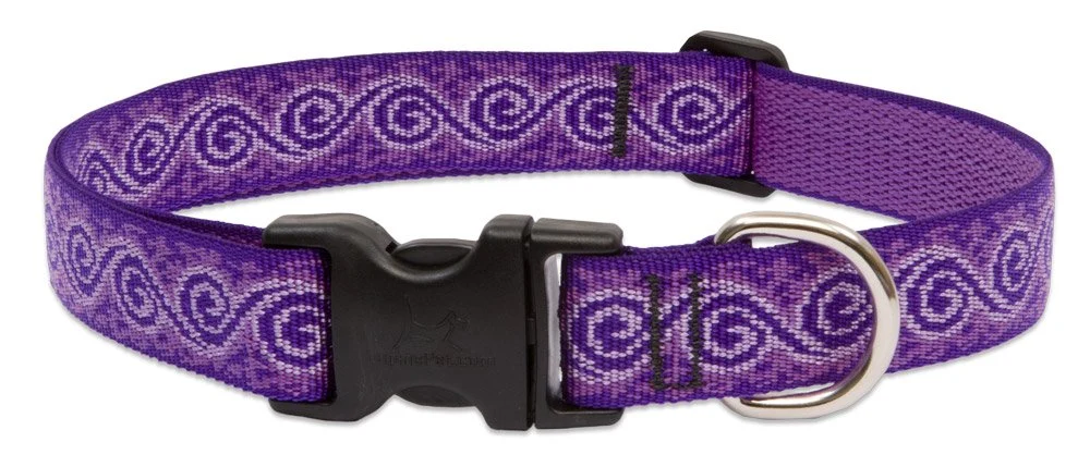 Durable LupinePet s 1in Jelly Roll Collar — Adjustable 12-20in for Medium Large Dogs Soft