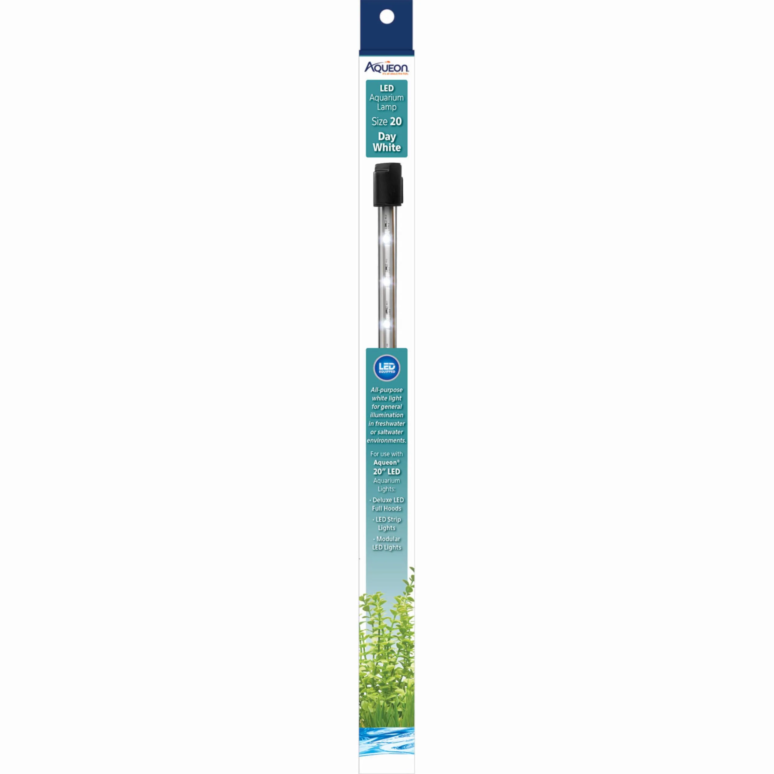 Responsible Aqueon Day LED Aquarium Lamp 20-Inch White Energy-Saving for Aqueon Fixtures Comfortable