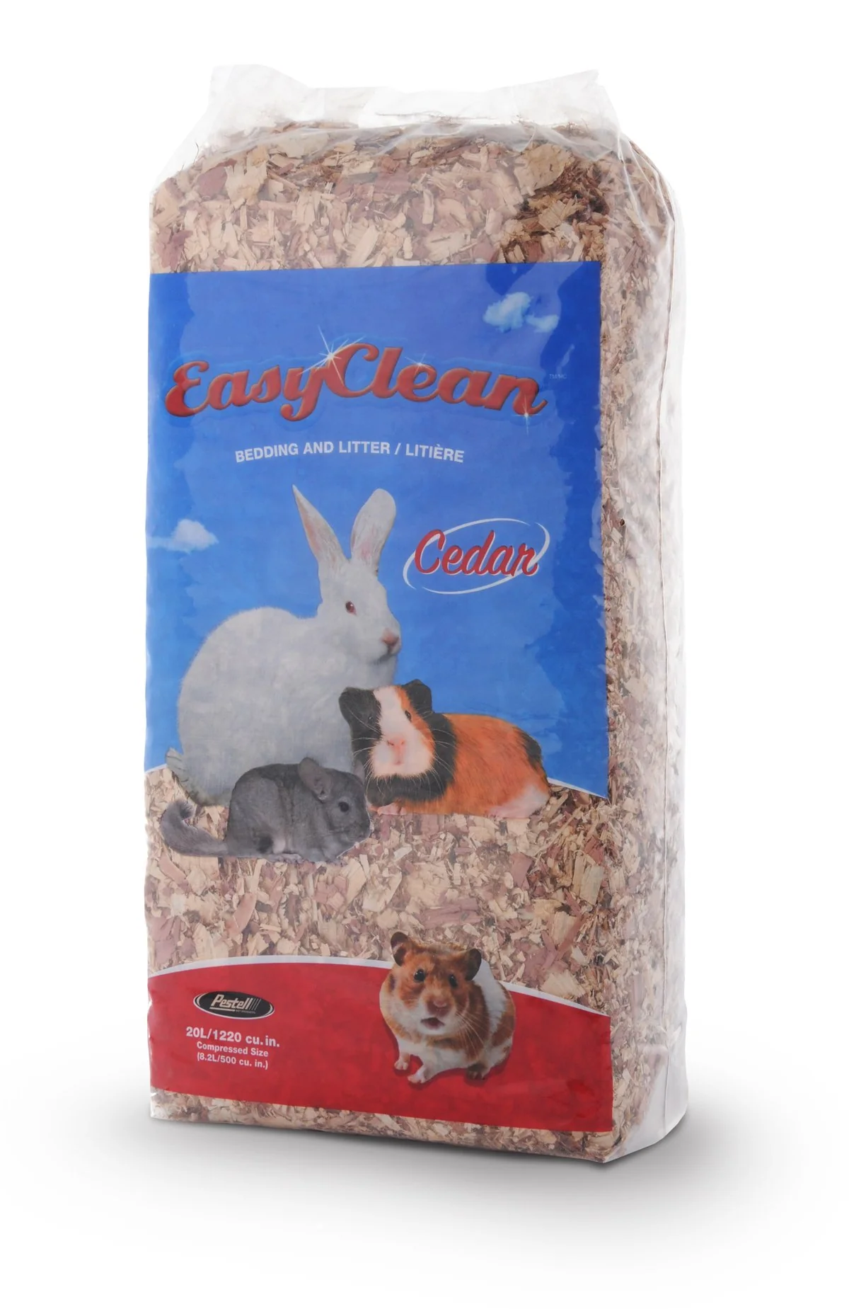 Fine Crafted Pestell Easy Clean Cedar Bedding 20L - Natural Nesting for Small Pets Exclusive