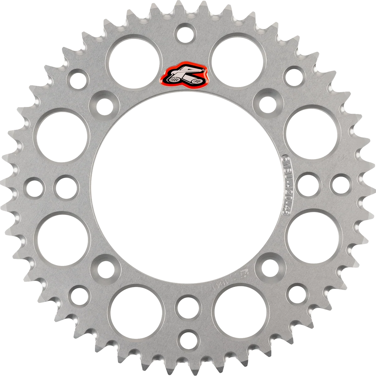 World-Class RENTHAL Rear Sprocket - Aluminum - 46 Tooth - Silver - KTM 518U-420-46GPSI Authentic