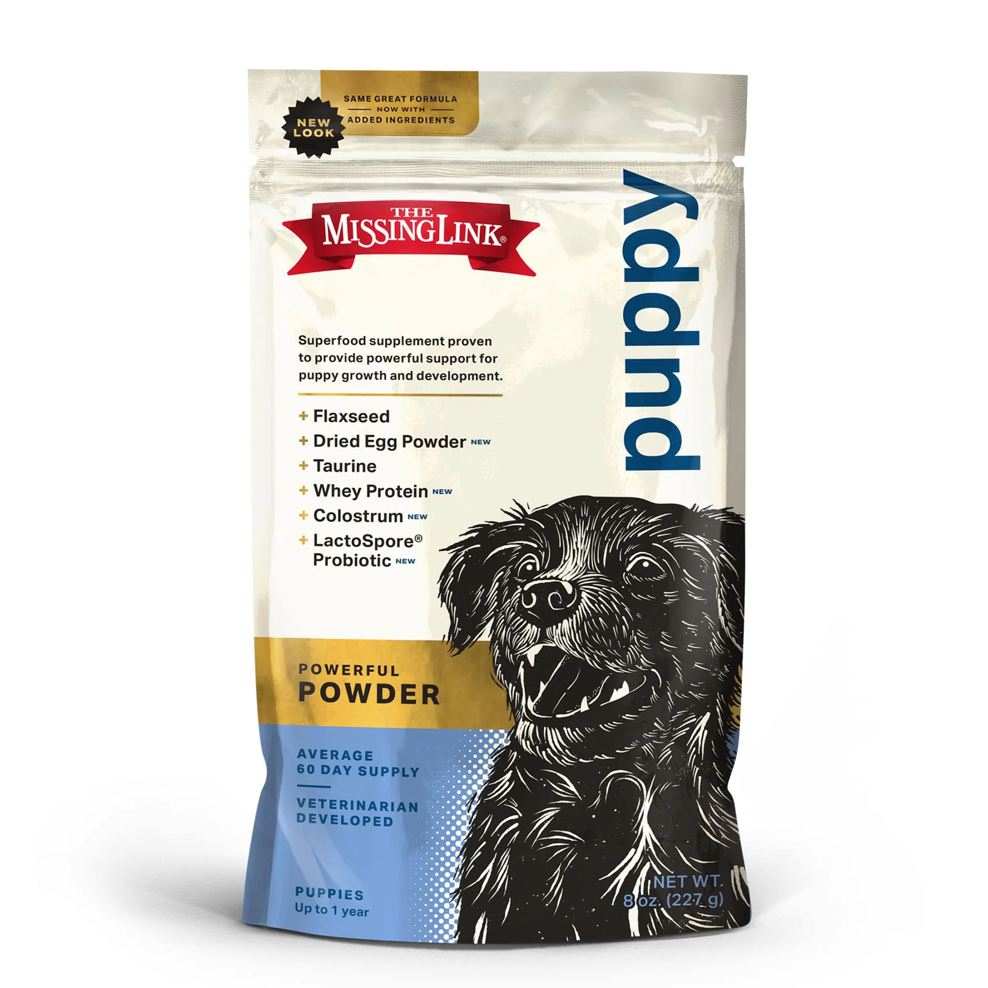 Superior The Missing Link Puppy 8oz Supplement – Superfood Powder for Growth Immunity Digestion Durable