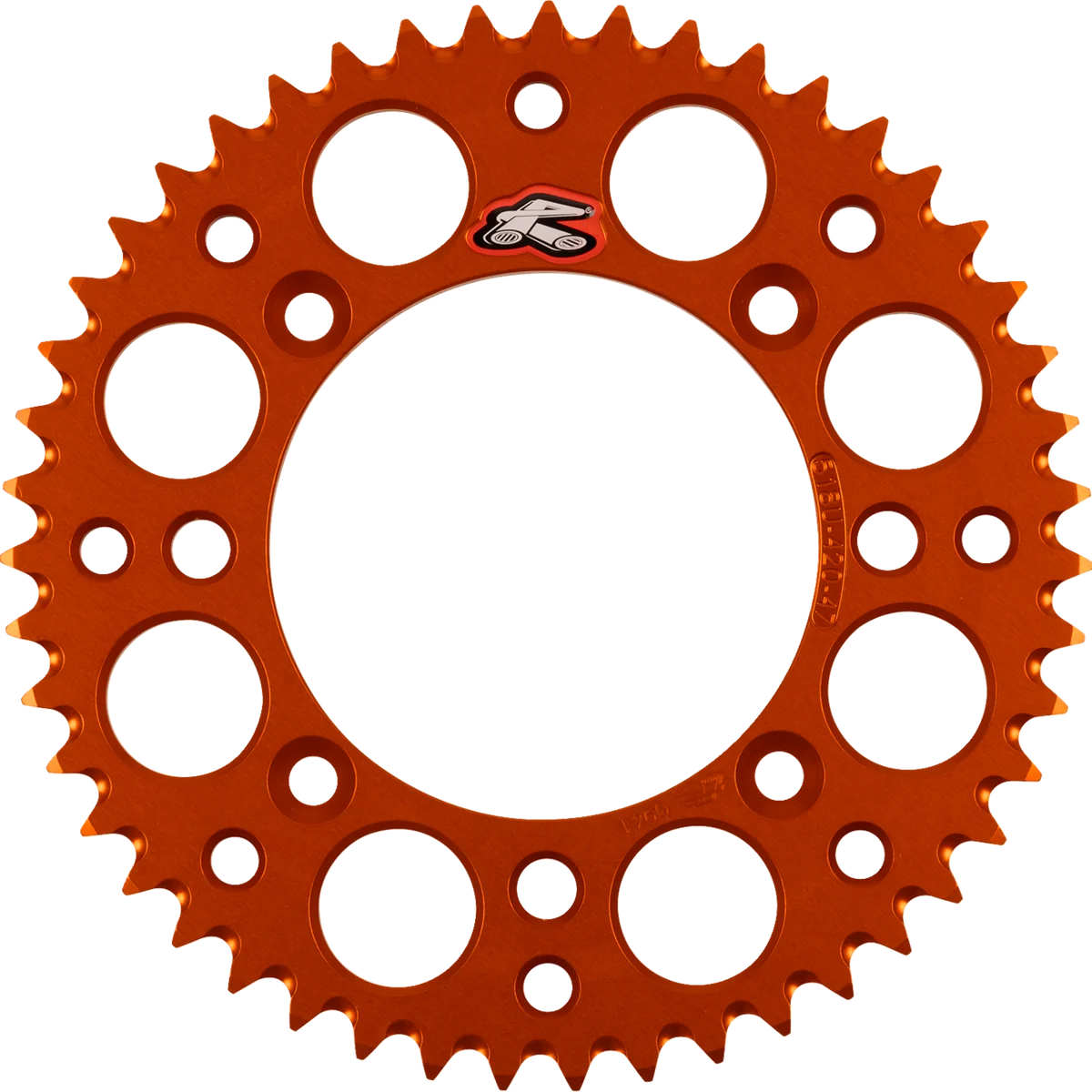 Advanced RENTHAL Rear Sprocket - Aluminum - 47 Tooth - Orange - KTM 518U-420-47GPOR Responsible